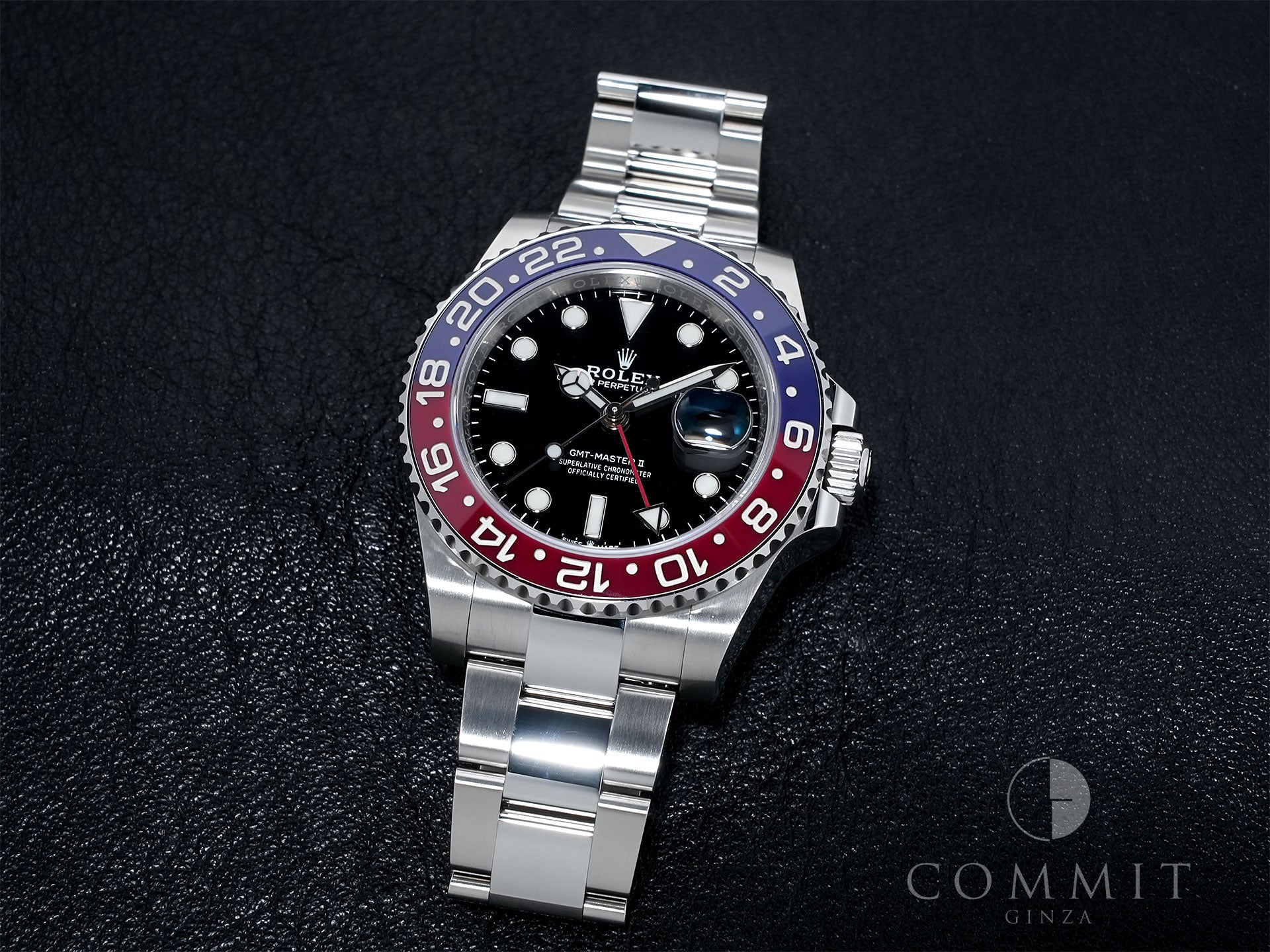 Rolex GMT-Master II Ref. 126710BLRO Stainless Steel Black Dial Oyster Bracelet Excellent Condition 6tfpi6pb
