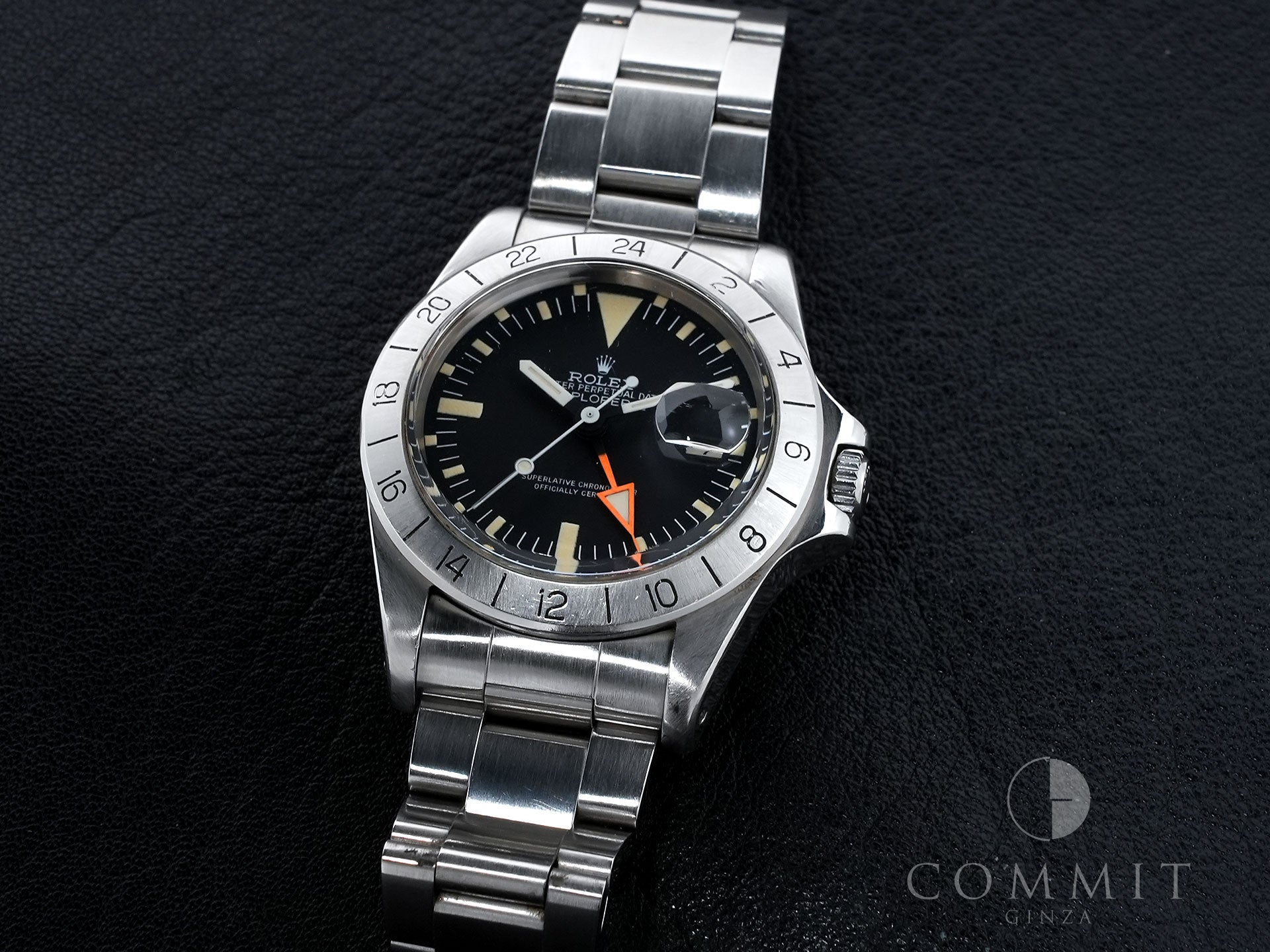 ロレックス エクスプローラーII Ref.1655 ステンレススチール ブラック文字盤 オイスターブレスレット 中古 kdoveuab