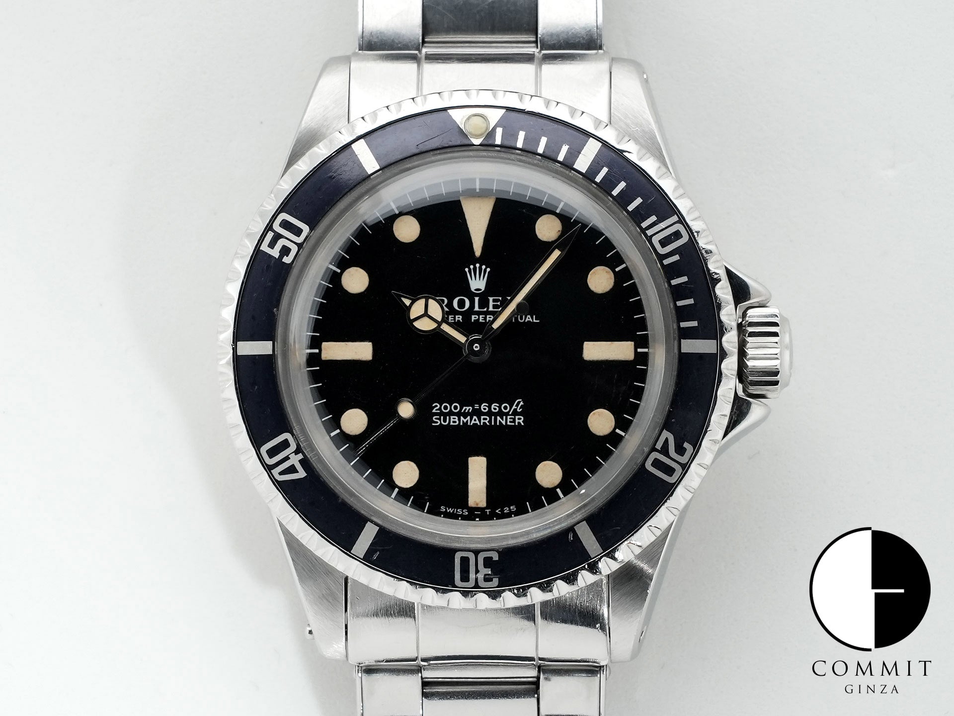 Pre-owned Rolex Submariner Ref. 5513 Stainless Steel Black Dial xrro5i7x