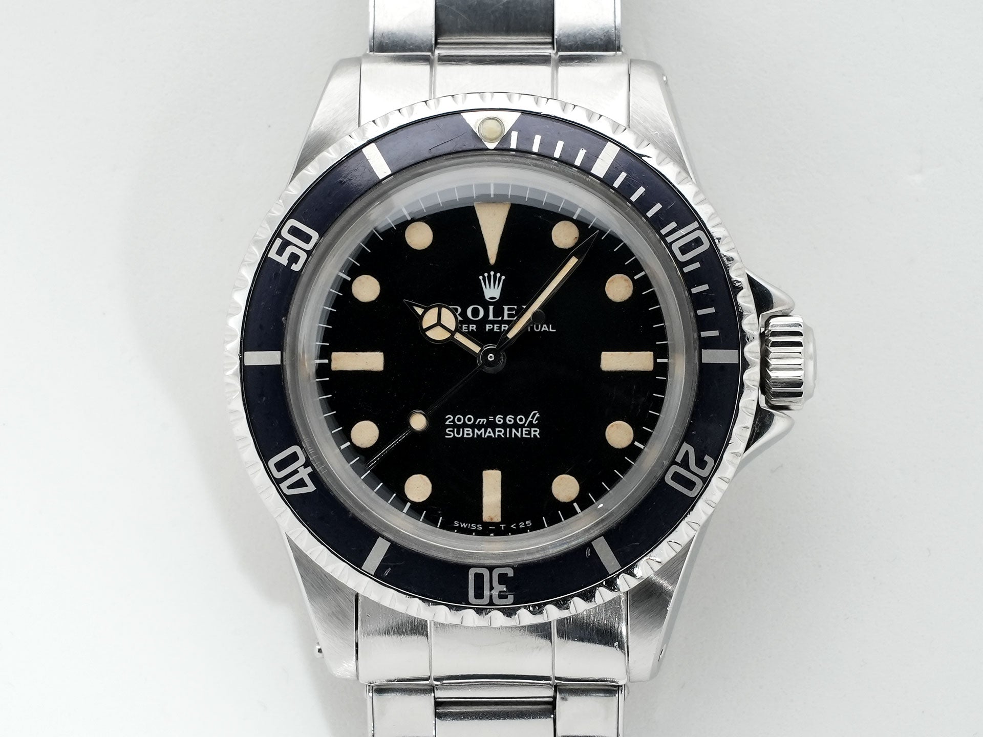 Pre-owned Rolex Submariner Ref. 5513 Stainless Steel Black Dial xrro5i7x