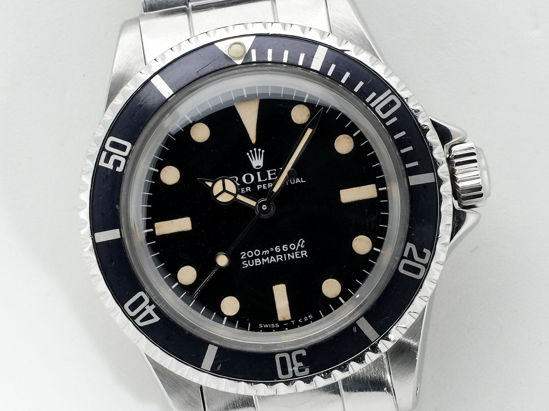 Pre-owned Rolex Submariner Ref. 5513 Stainless Steel Black Dial xrro5i7x