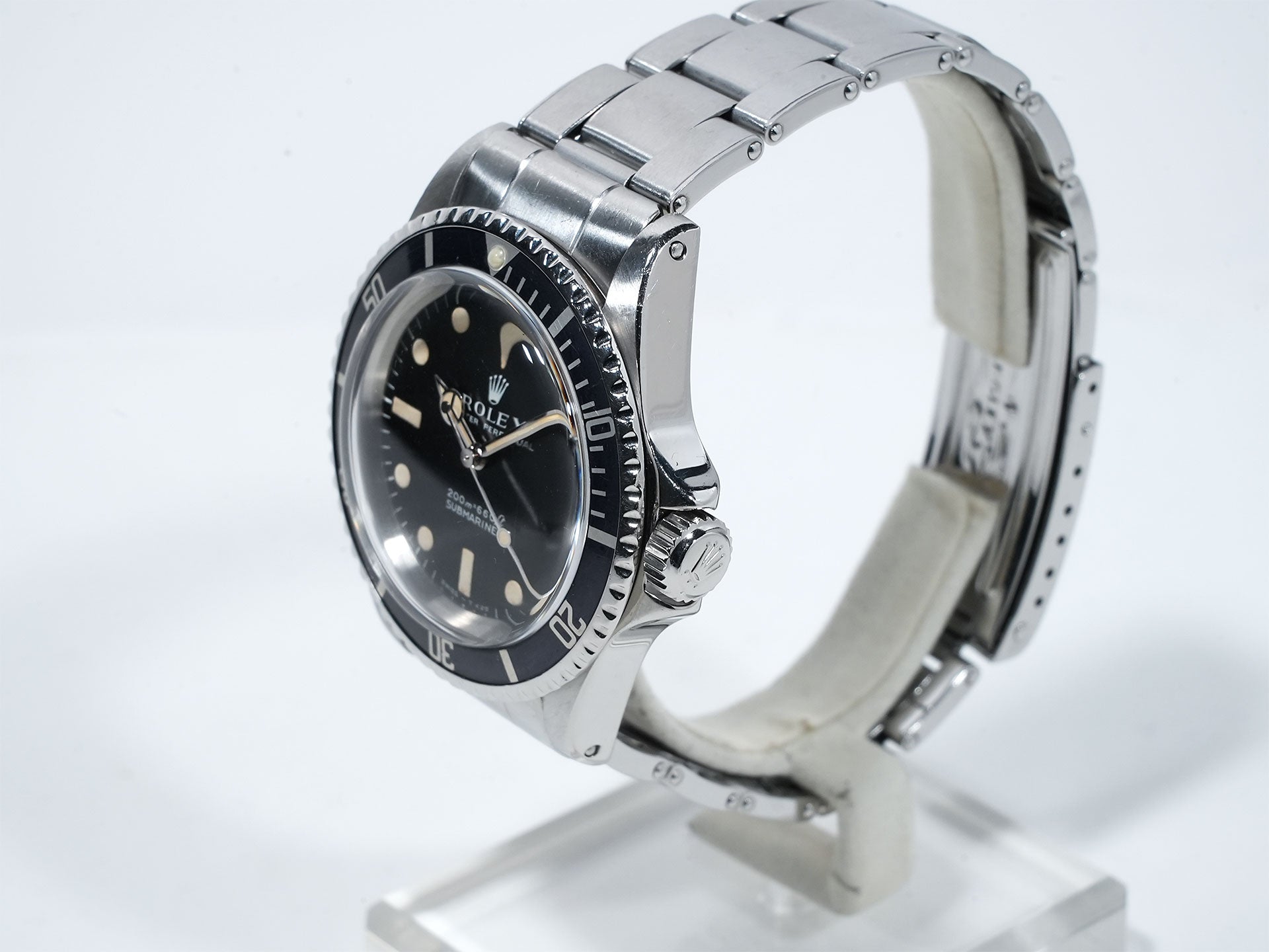 Pre-owned Rolex Submariner Ref. 5513 Stainless Steel Black Dial xrro5i7x