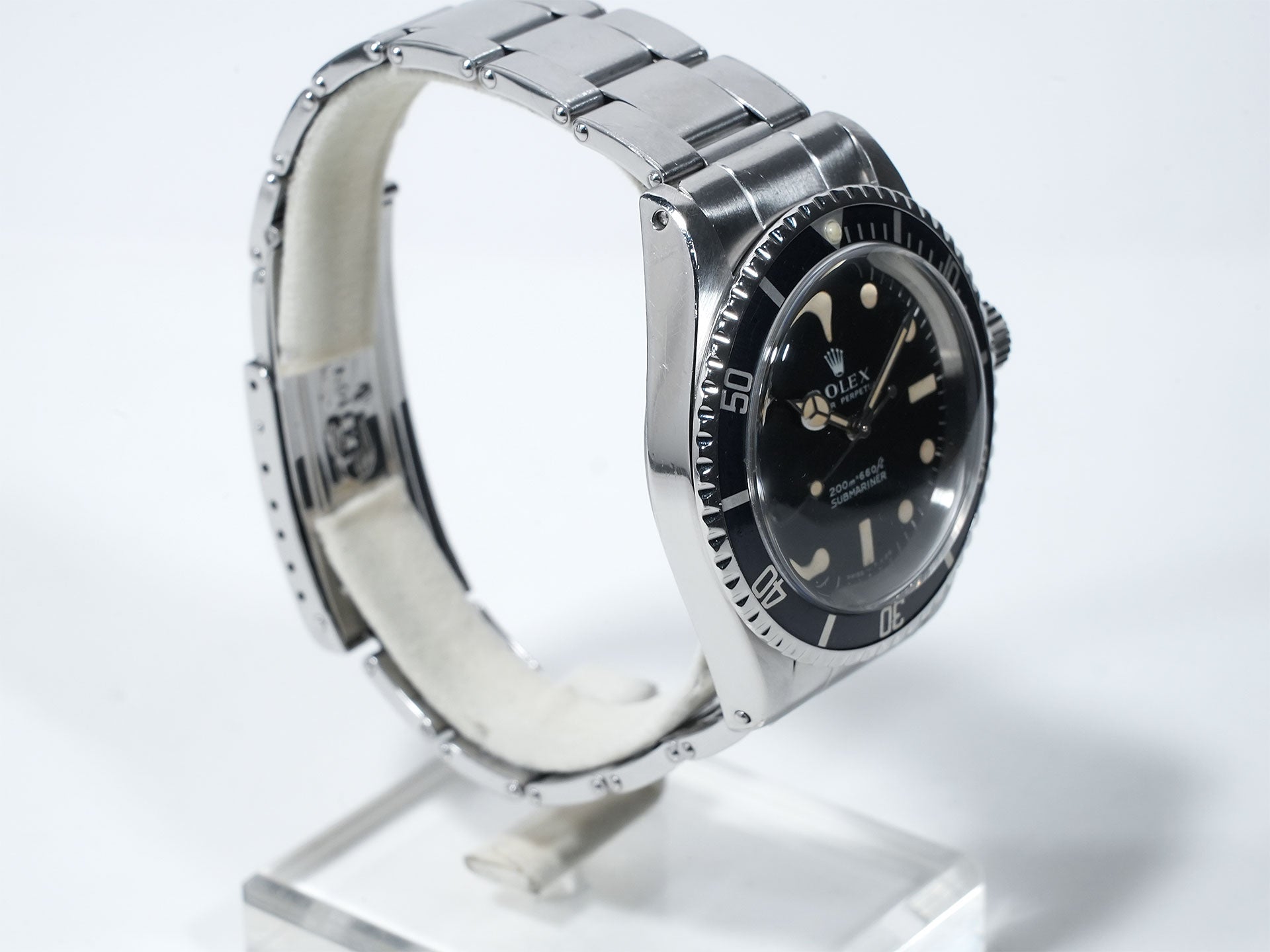 Pre-owned Rolex Submariner Ref. 5513 Stainless Steel Black Dial xrro5i7x