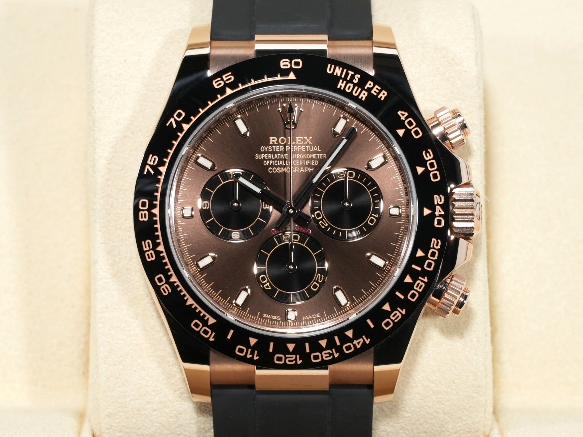 ロレックス デイトナ Ref.116515LN エバーローズゴールド チョコレート/ブラック文字盤 極美品 6ddergjh