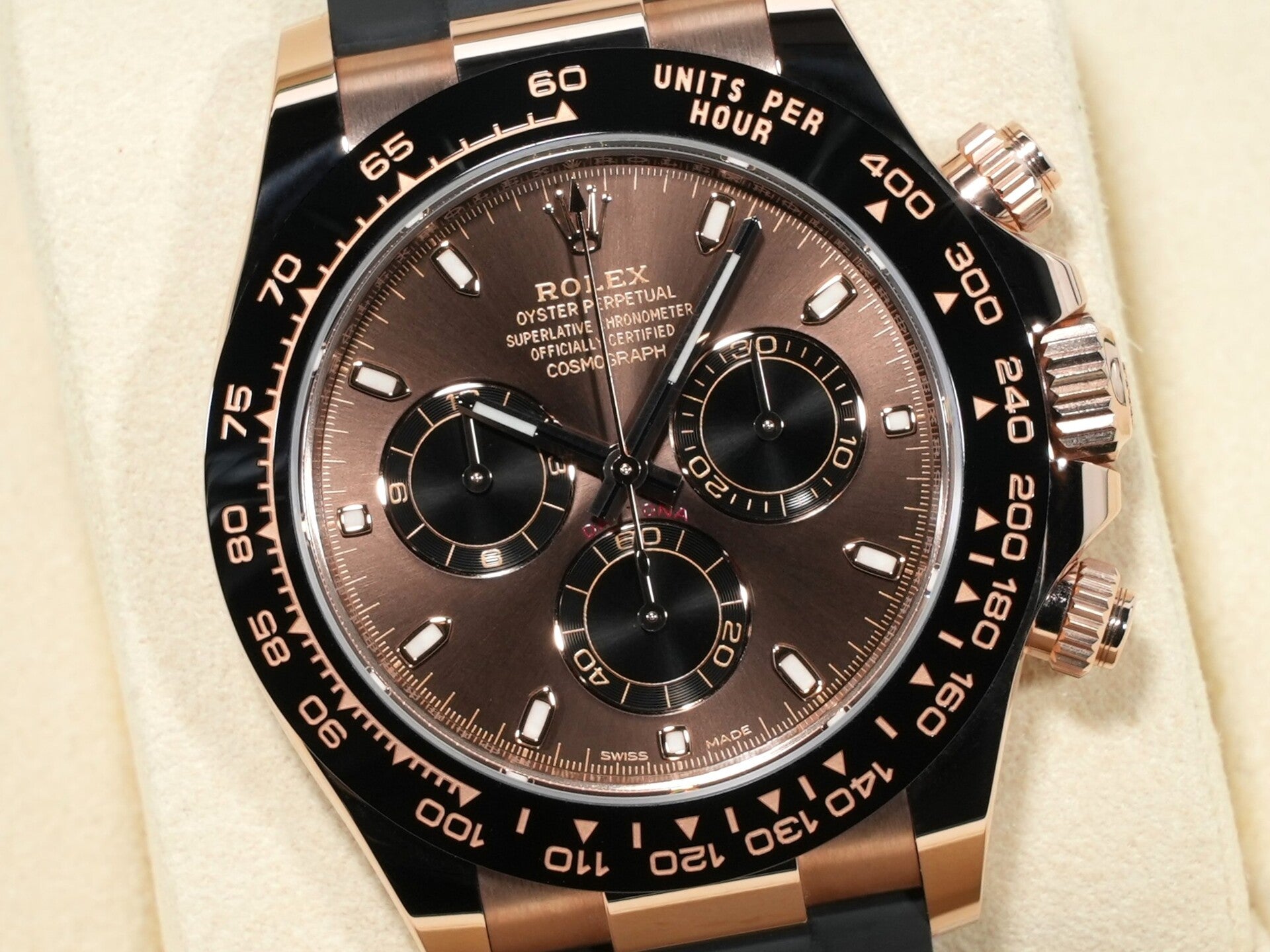 ロレックス デイトナ Ref.116515LN エバーローズゴールド チョコレート/ブラック文字盤 極美品 6ddergjh