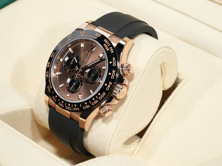 ロレックス デイトナ Ref.116515LN エバーローズゴールド チョコレート/ブラック文字盤 極美品 6ddergjh