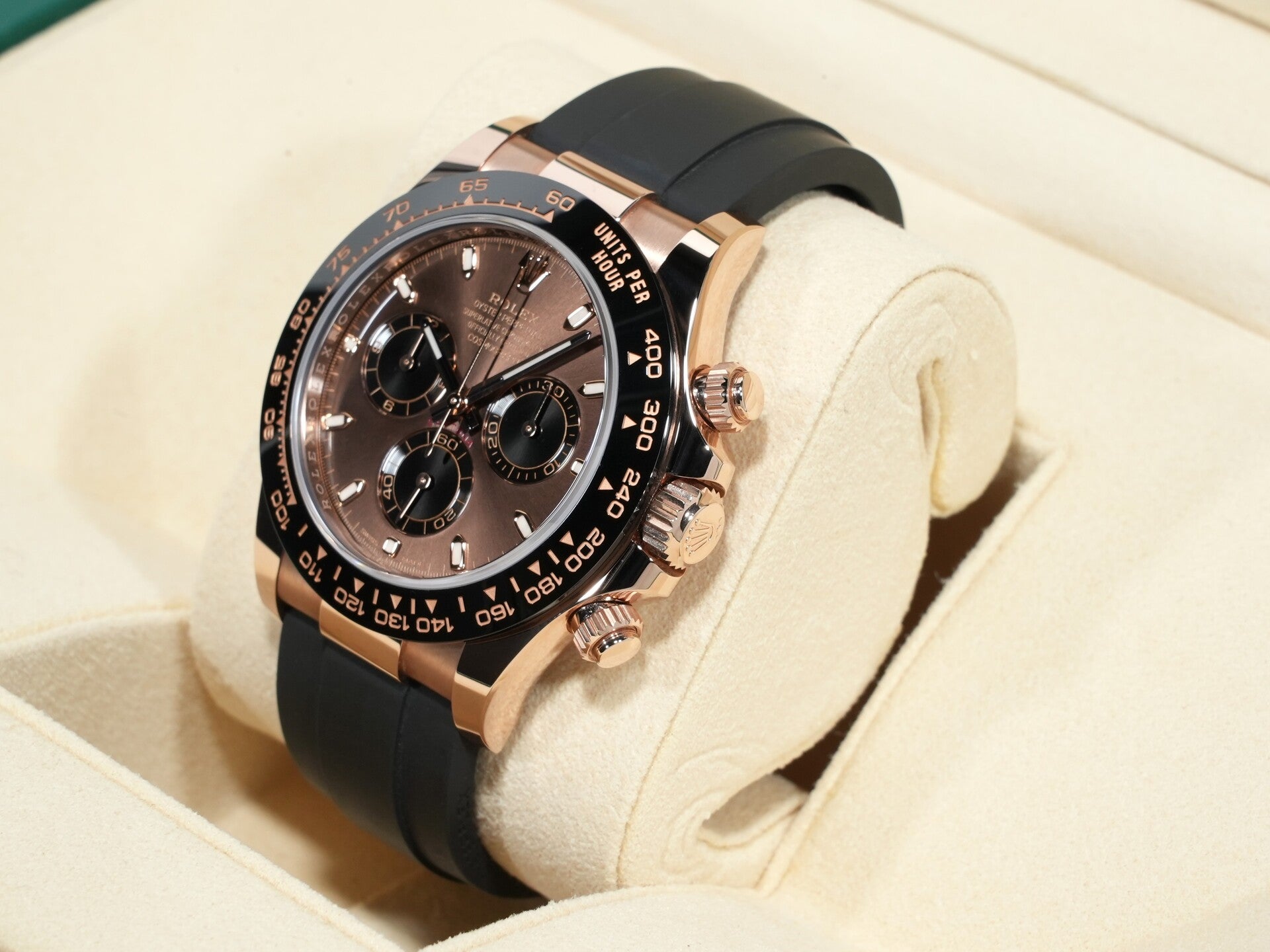 ロレックス デイトナ Ref.116515LN エバーローズゴールド チョコレート/ブラック文字盤 極美品 6ddergjh