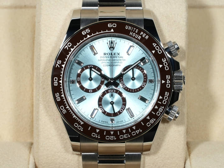 ロレックス デイトナ Ref.126506A プラチナ アイスブルーx11Pダイヤ文字盤 未使用 k7a5fsd3