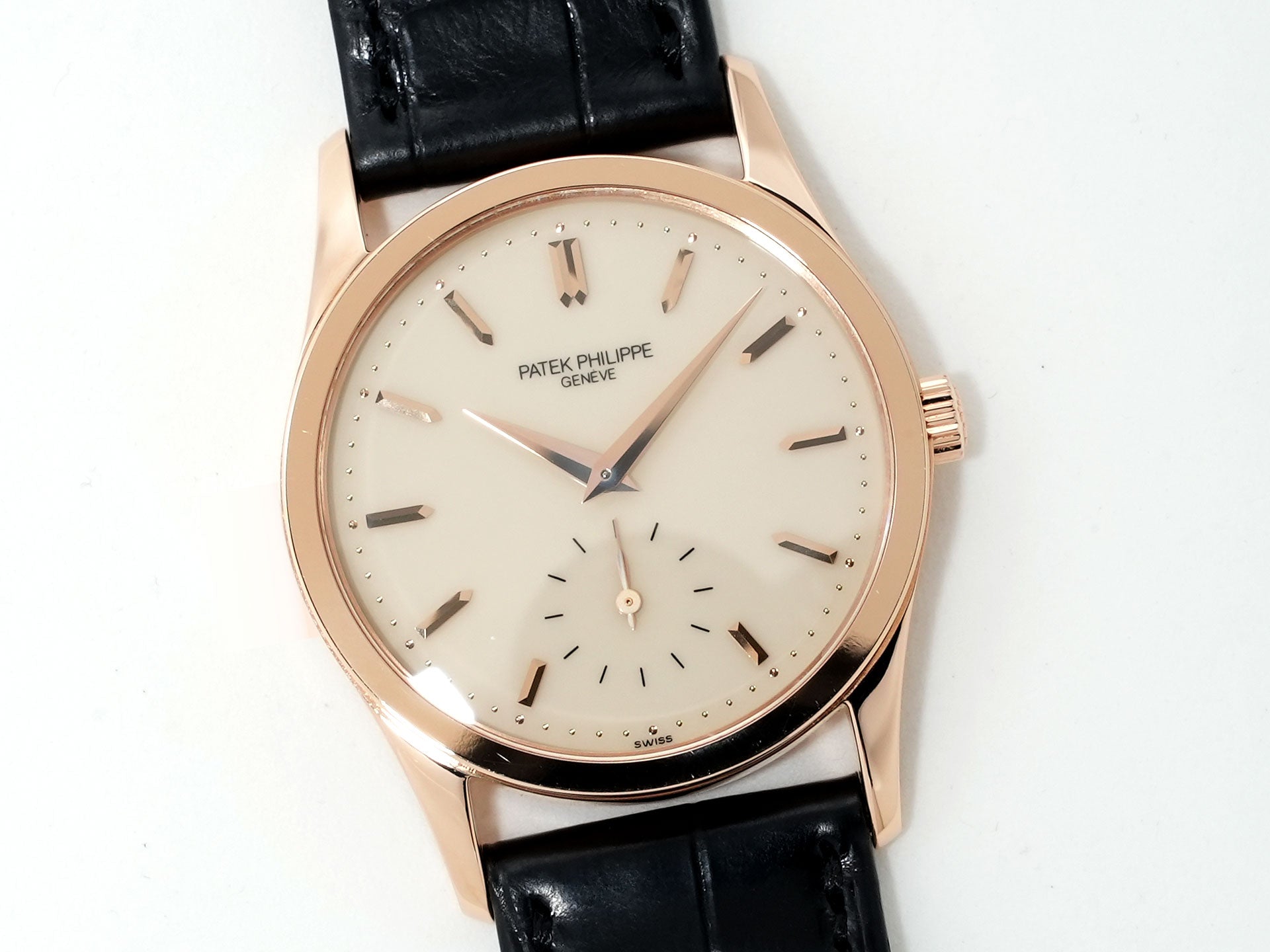 パテックフィリップ カラトラバ Ref.3796R-014 ローズゴールド アイボリー文字盤 美品 397ugnqx