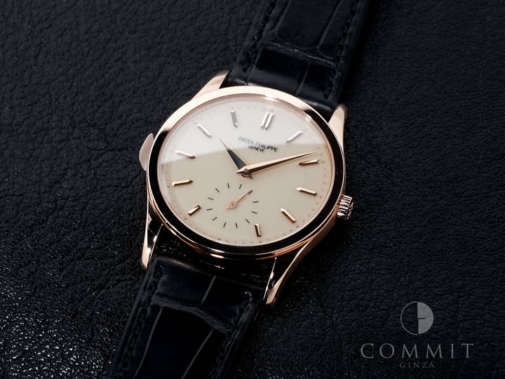 パテックフィリップ カラトラバ Ref.3796R-014 ローズゴールド アイボリー文字盤 美品 397ugnqx