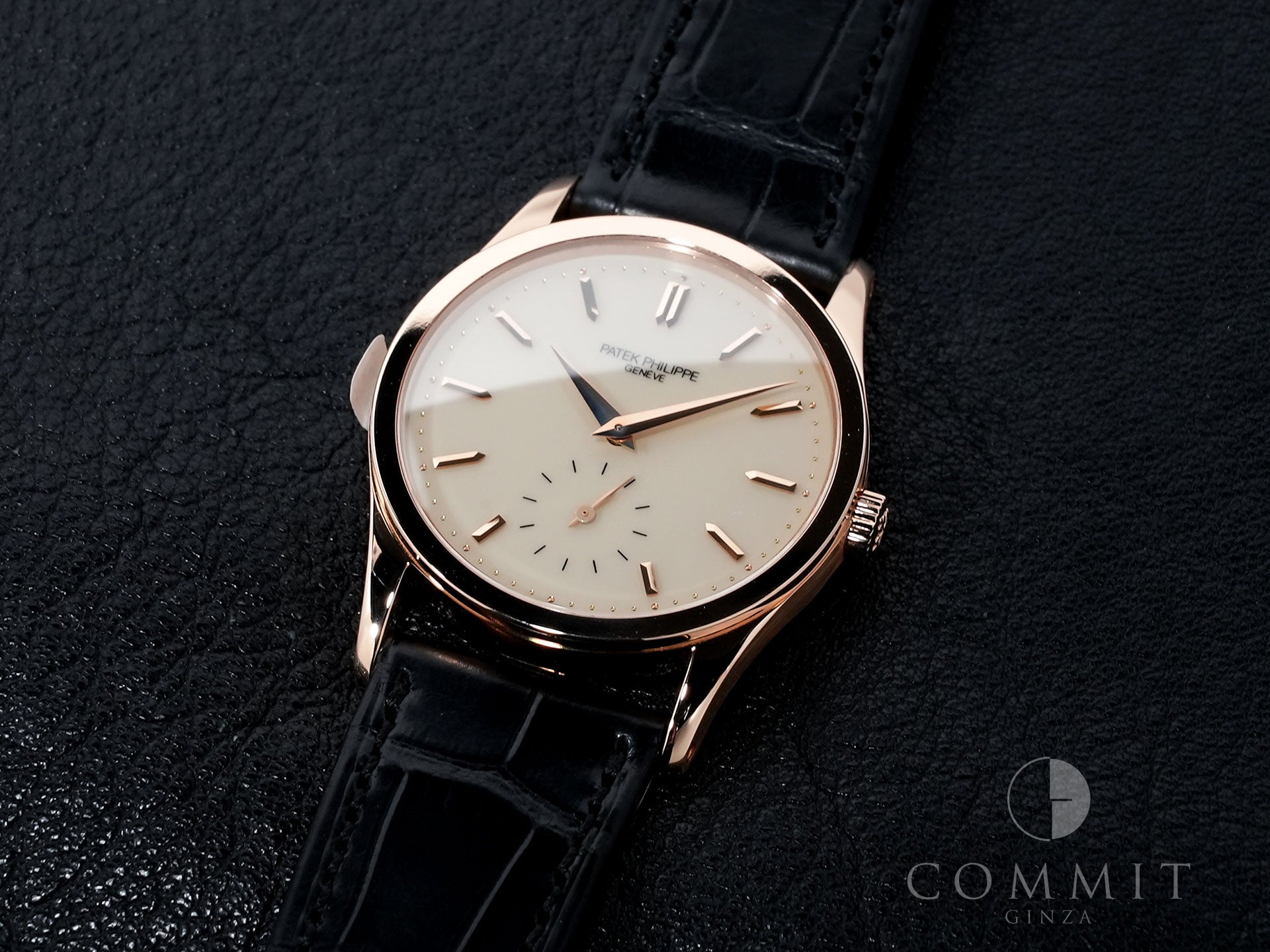 パテックフィリップ カラトラバ Ref.3796R-014 ローズゴールド アイボリー文字盤 美品 397ugnqx