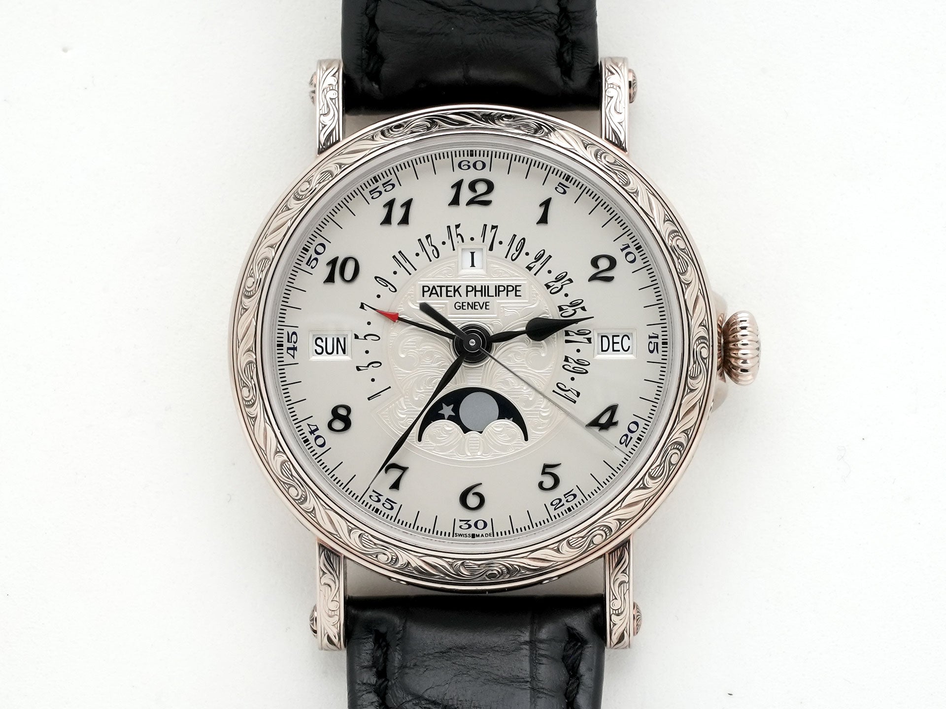 パテックフィリップ パーペチュアルカレンダー レトログラード Ref.5160/500G-001 ホワイトゴールド シルバー文字盤 中古 trvd2sti
