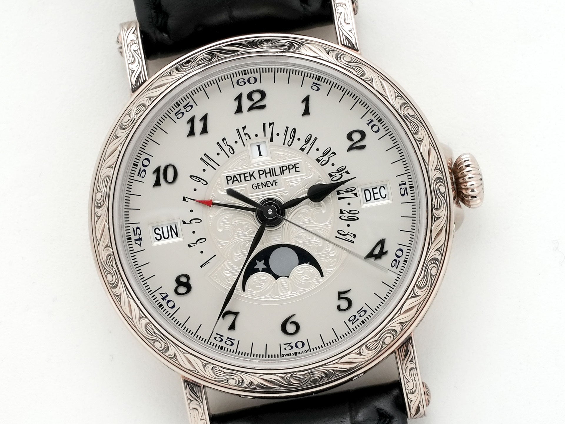 パテックフィリップ パーペチュアルカレンダー レトログラード Ref.5160/500G-001 ホワイトゴールド シルバー文字盤 中古 trvd2sti