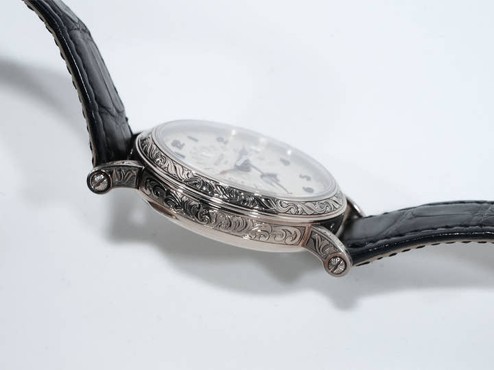 パテックフィリップ パーペチュアルカレンダー レトログラード Ref.5160/500G-001 ホワイトゴールド シルバー文字盤 中古 trvd2sti