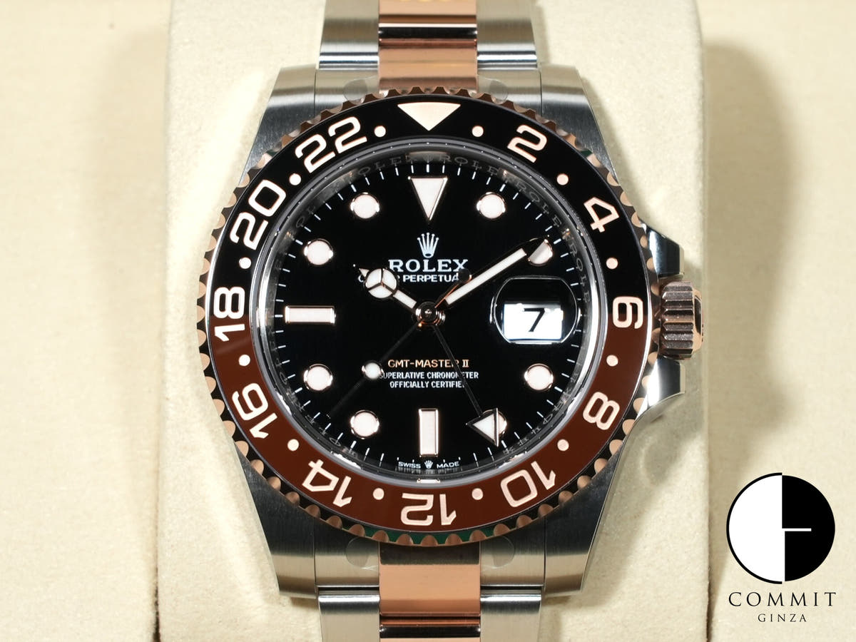 Rolex GMT-Master II Ref. 126711CHNR Stainless Steel/Everose Gold Black Dial Oyster Bracelet Unused hzps9p5c