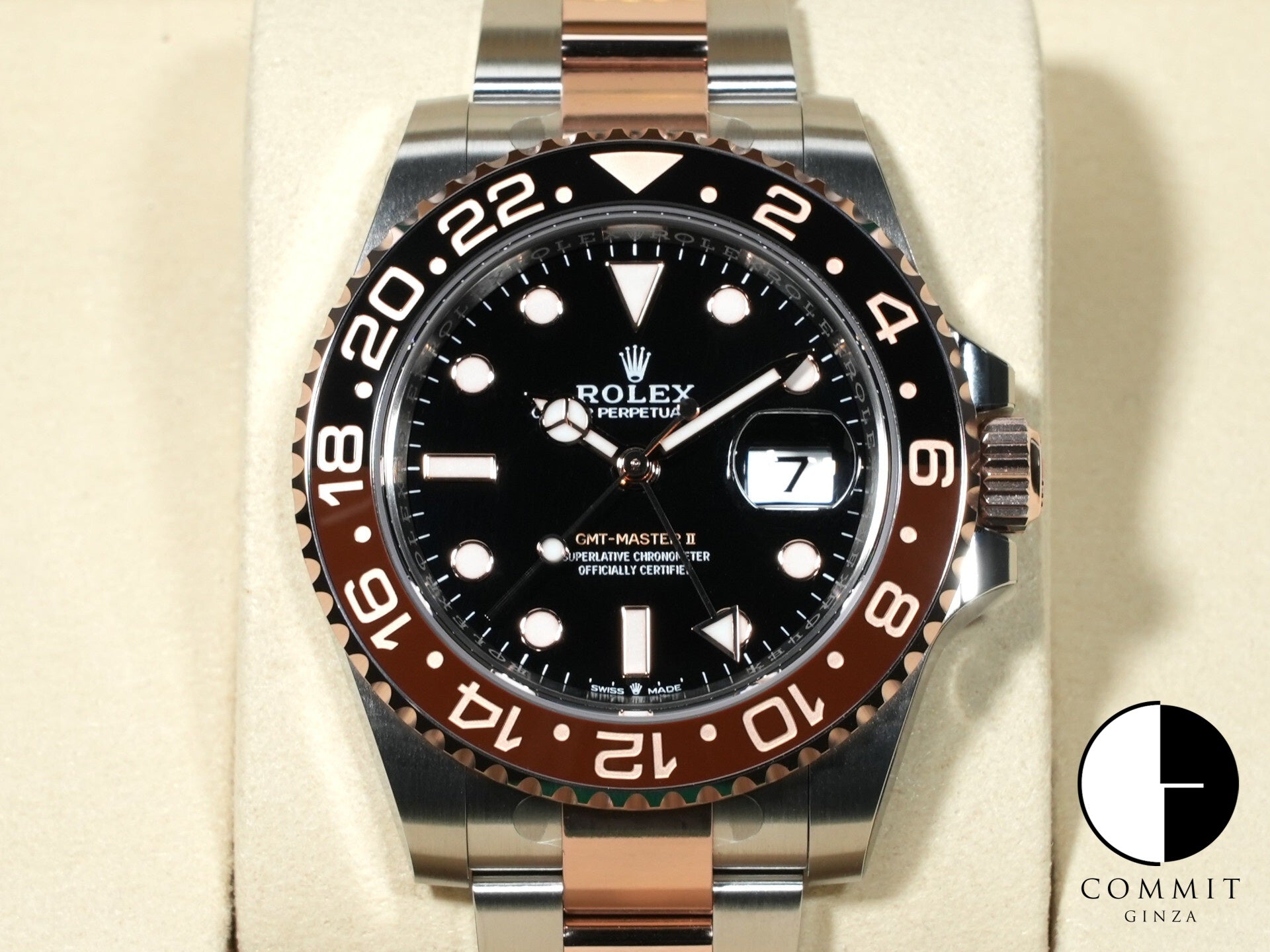 Rolex GMT-Master II Ref. 126711CHNR Stainless Steel/Everose Gold Black Dial Oyster Bracelet Unused hzps9p5c