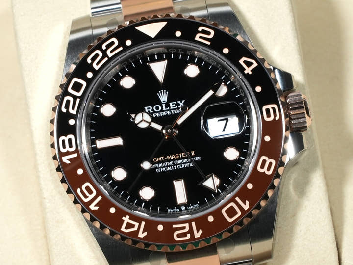 Rolex GMT-Master II Ref. 126711CHNR Stainless Steel/Everose Gold Black Dial Oyster Bracelet Unused hzps9p5c