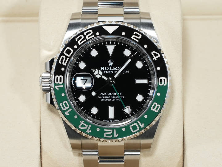 Rolex GMT-Master II Ref. 126720VTNR Stainless Steel Black Dial Oyster Bracelet Excellent Condition 7tvvcydd