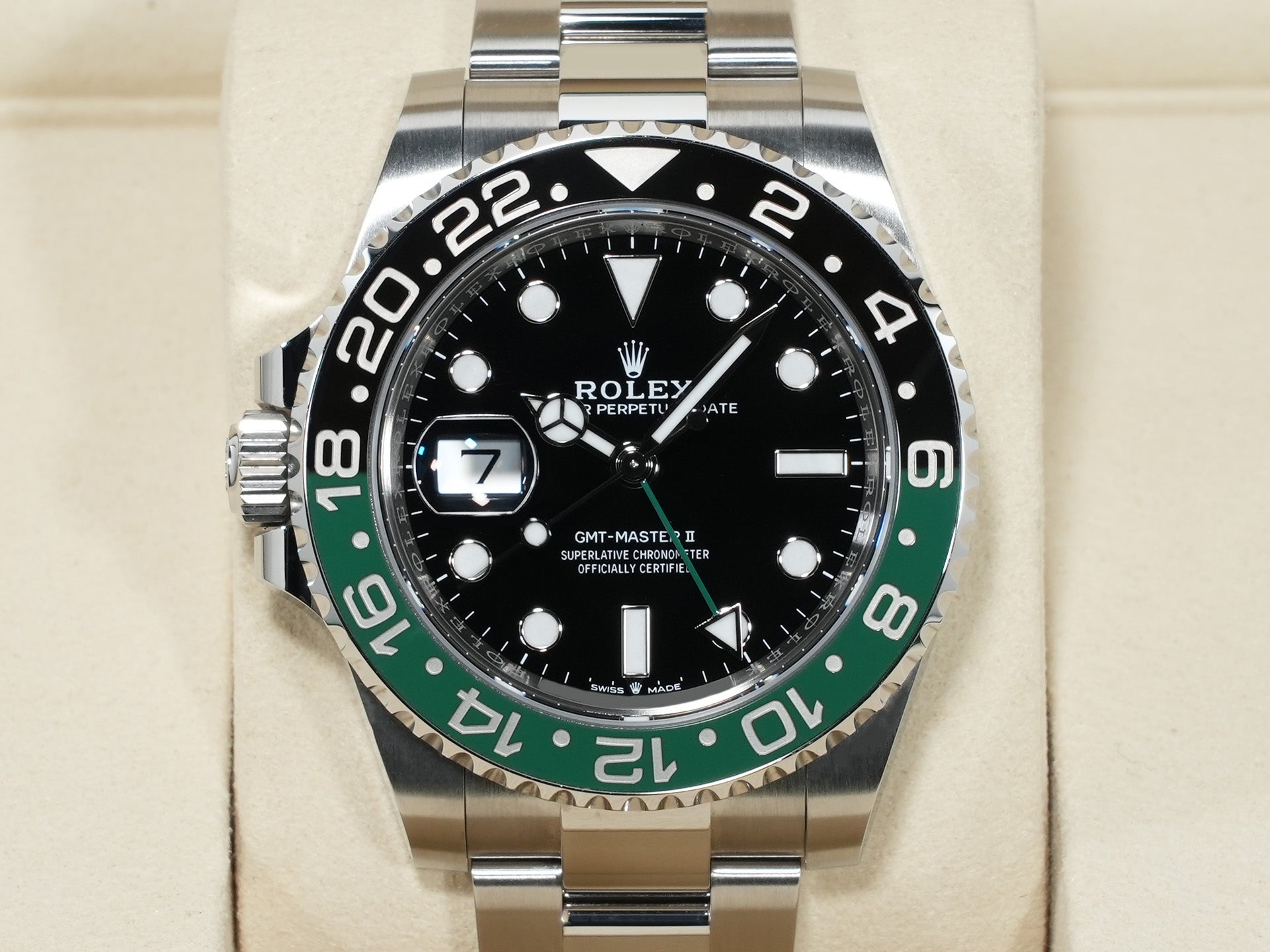 Rolex GMT-Master II Ref. 126720VTNR Stainless Steel Black Dial Oyster Bracelet Excellent Condition 7tvvcydd