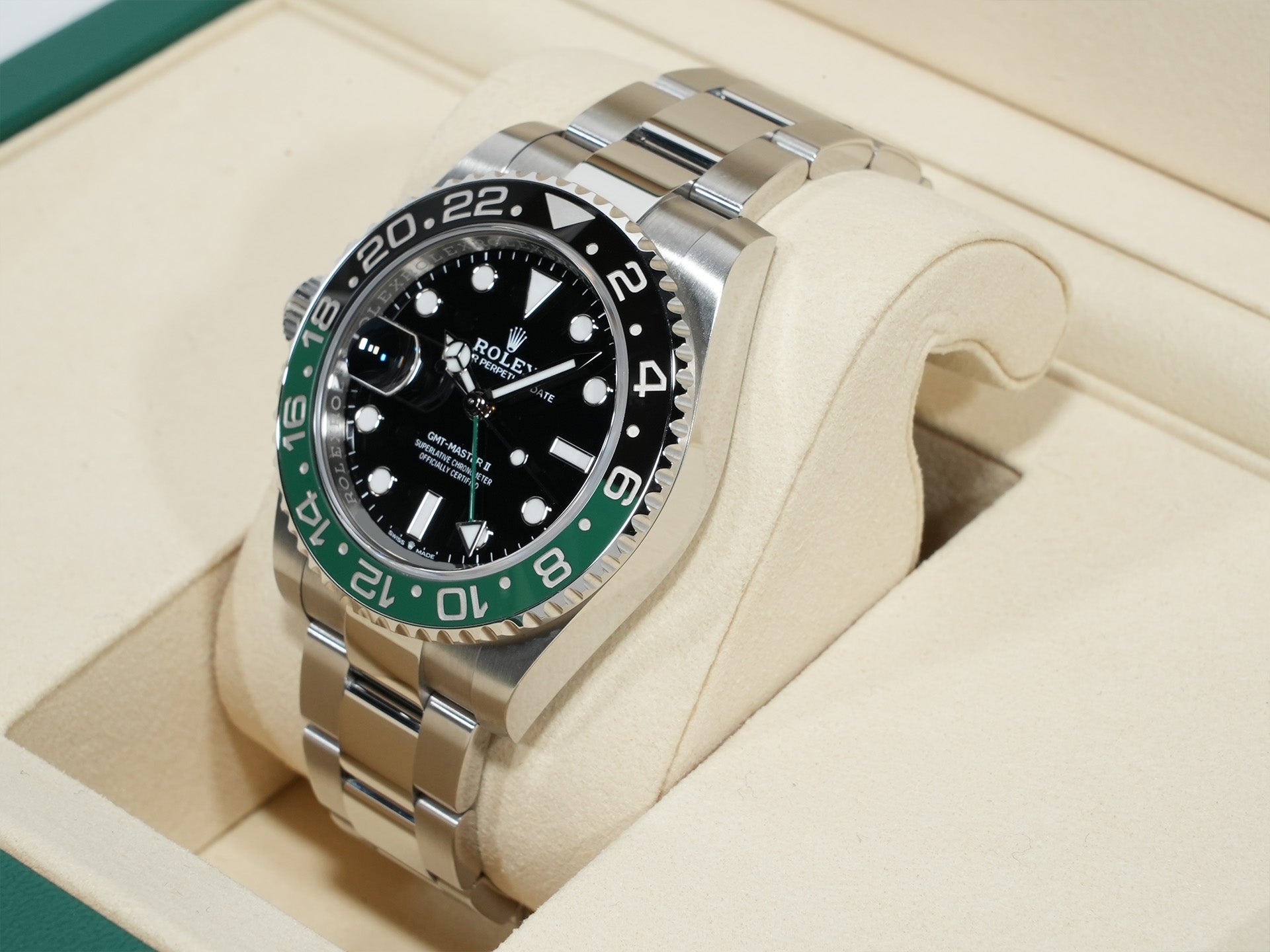 Rolex GMT-Master II Ref. 126720VTNR Stainless Steel Black Dial Oyster Bracelet Excellent Condition 7tvvcydd