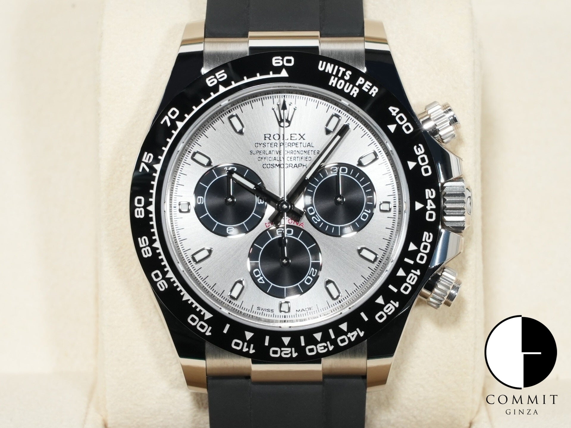 ロレックス デイトナ Ref.116519LN ホワイトゴールド スチールxブラック文字盤 未使用 hrs2fb35