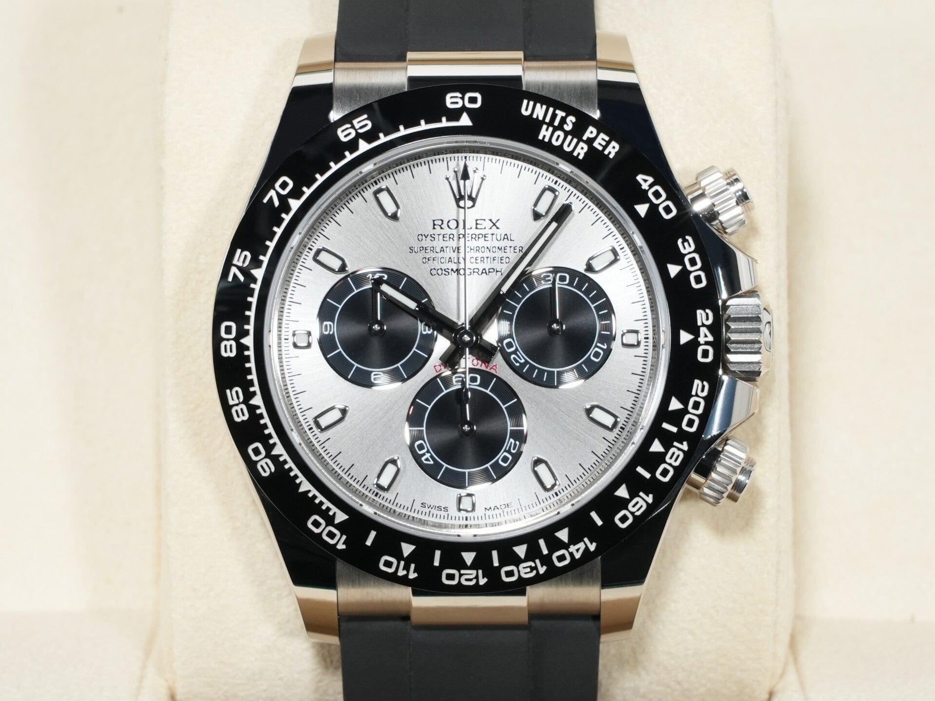 ロレックス デイトナ Ref.116519LN ホワイトゴールド スチールxブラック文字盤 未使用 hrs2fb35