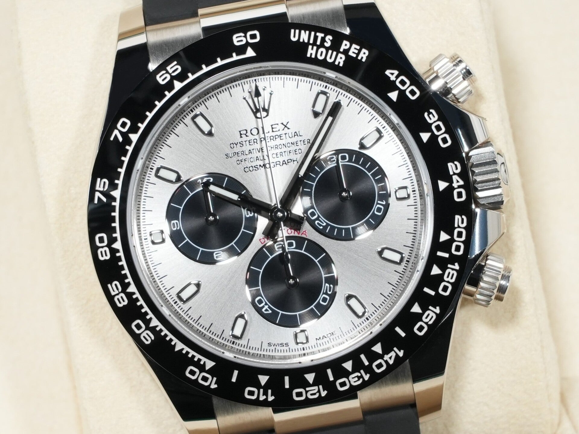 ロレックス デイトナ Ref.116519LN ホワイトゴールド スチールxブラック文字盤 未使用 hrs2fb35