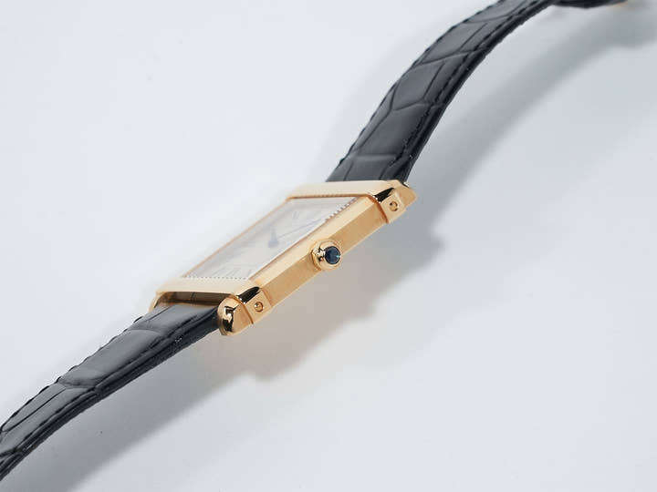 Cartier Tank Chinoise Ref. WGTA0088 Yellow Gold Champagne Dial Excellent Condition wden7yd6