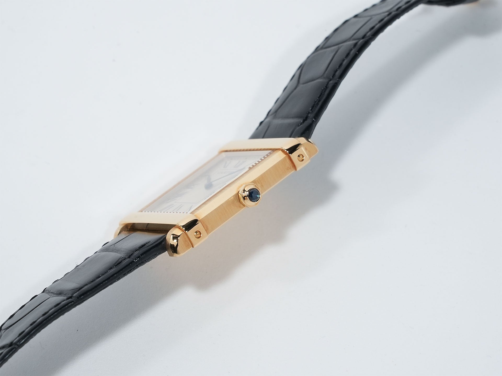 Cartier Tank Chinoise Ref. WGTA0088 Yellow Gold Champagne Dial Excellent Condition wden7yd6