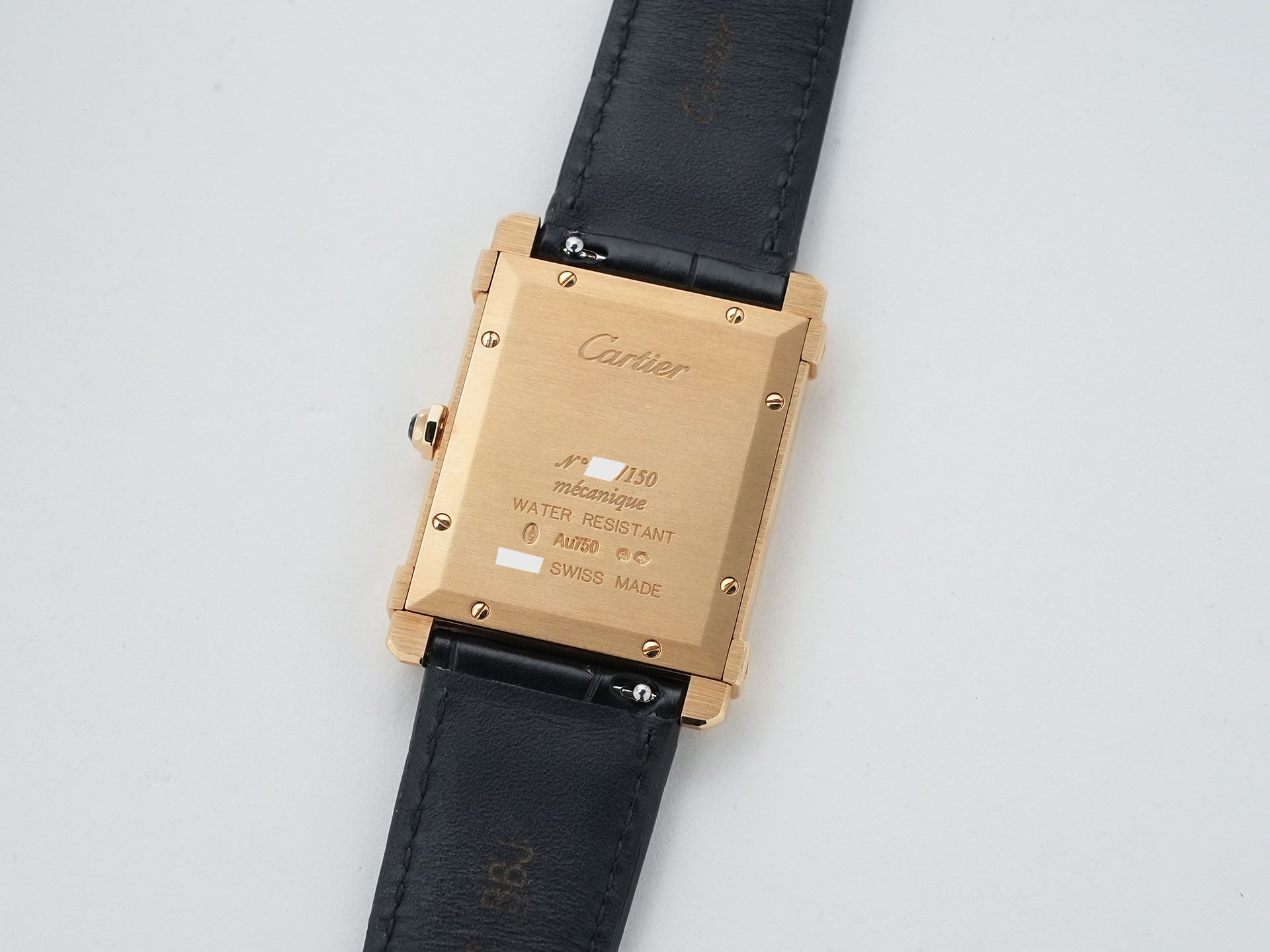 Cartier Tank Chinoise Ref. WGTA0088 Yellow Gold Champagne Dial Excellent Condition wden7yd6