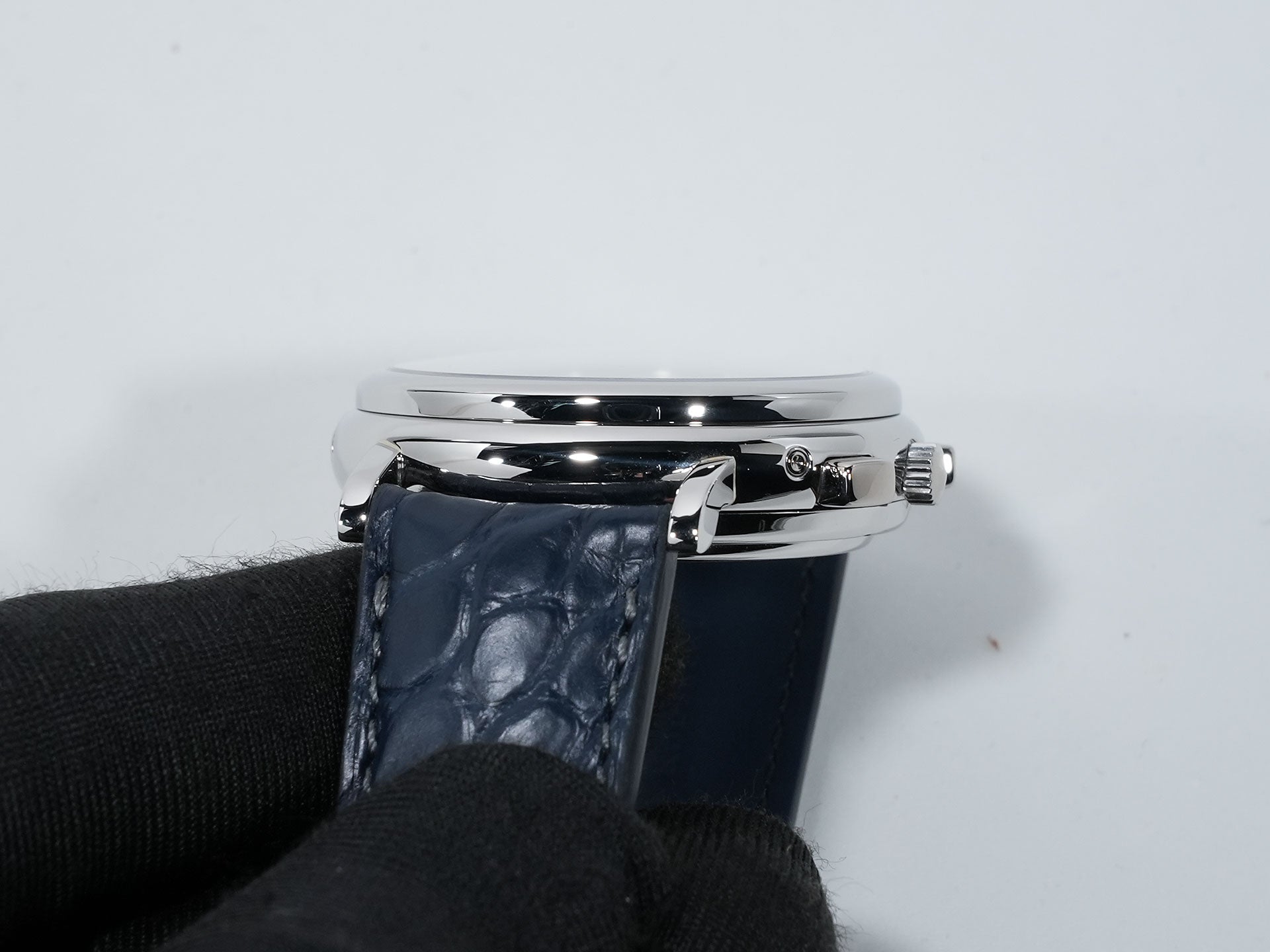 ヴァシュロンコンスタンタン パトリモニー パーペチュアルカレンダー クロノグラフ Ref.49005/000P-7622 プラチナ ホワイト文字盤 美中古 d8rm7mhh