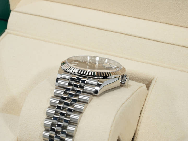 ロレックス デイトジャスト36 Ref.126234 ステンレススチール/ホワイトゴールド ブルー文字盤 ジュビリーブレスレット 中古 uduwq9ep