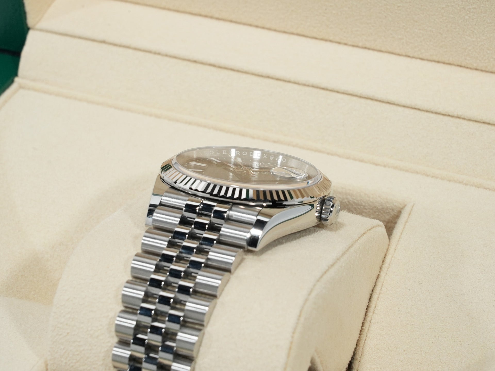 ロレックス デイトジャスト36 Ref.126234 ステンレススチール/ホワイトゴールド ブルー文字盤 ジュビリーブレスレット 中古 uduwq9ep