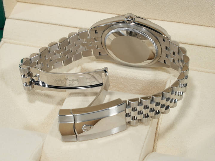 ロレックス デイトジャスト36 Ref.126234 ステンレススチール/ホワイトゴールド ブルー文字盤 ジュビリーブレスレット 中古 uduwq9ep