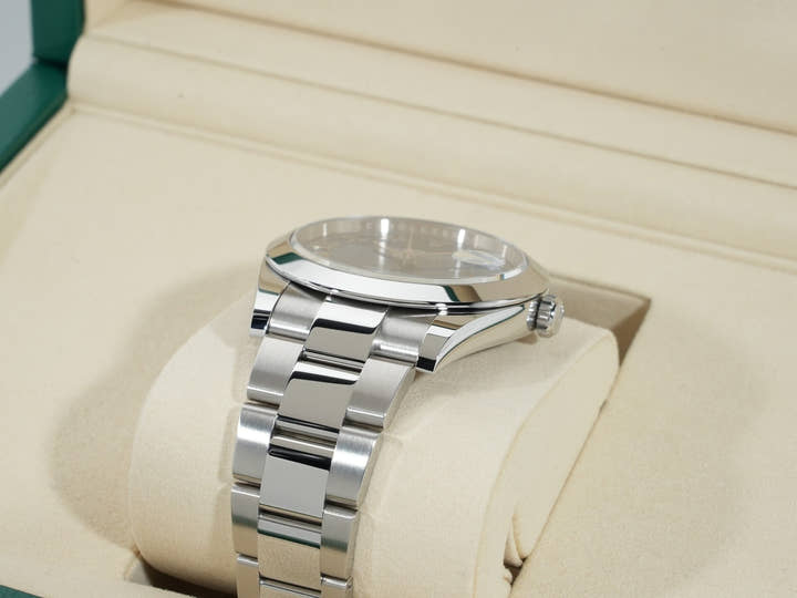 Rolex Datejust 41 Ref. 126300 Stainless Steel Azzurro Blue Dial Oyster Bracelet Excellent Condition 599j6ngo