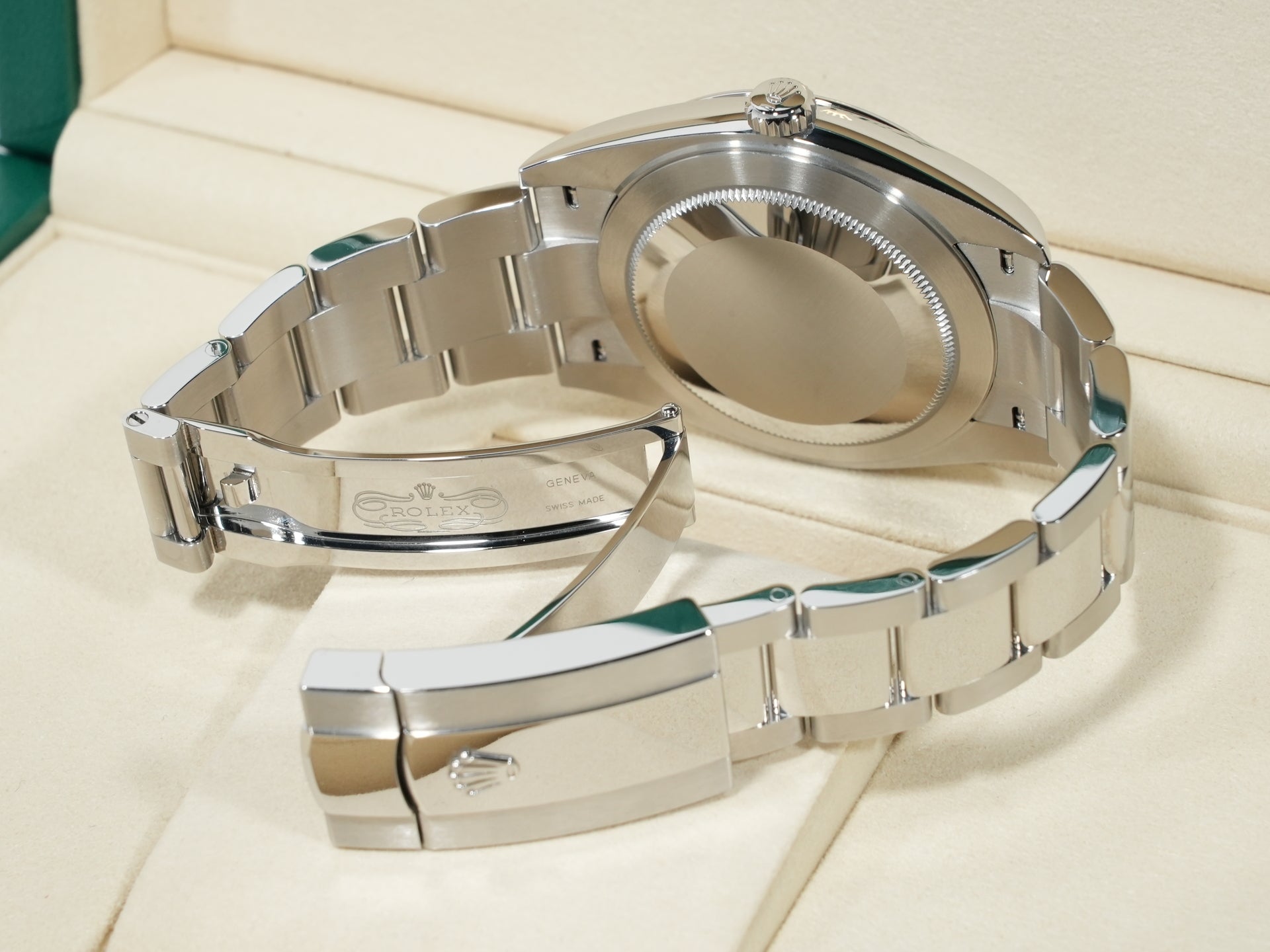 Rolex Datejust 41 Ref. 126300 Stainless Steel Azzurro Blue Dial Oyster Bracelet Excellent Condition 599j6ngo