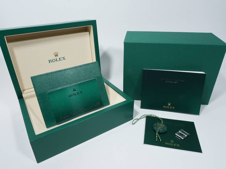 Rolex Datejust 41 Ref. 126300 Stainless Steel Azzurro Blue Dial Oyster Bracelet Excellent Condition 599j6ngo