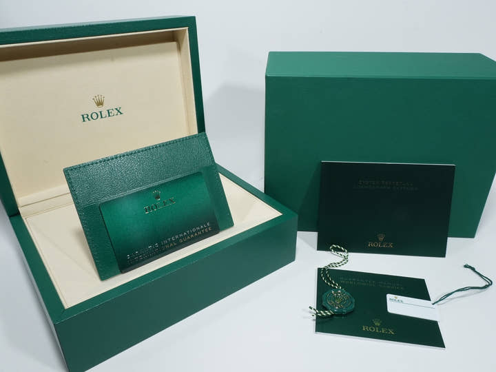Rolex Daytona Ref. 126518LN Yellow Gold Turquoise Blue Dial Unused 5iehf98m