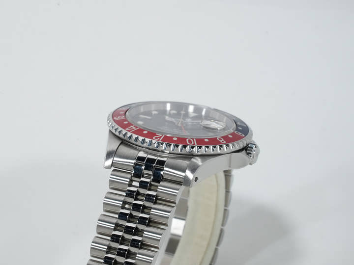 Pre-owned Rolex GMT-Master Ref. 16700 Stainless Steel Black Dial Oyster Bracelet (s7po6qcz)