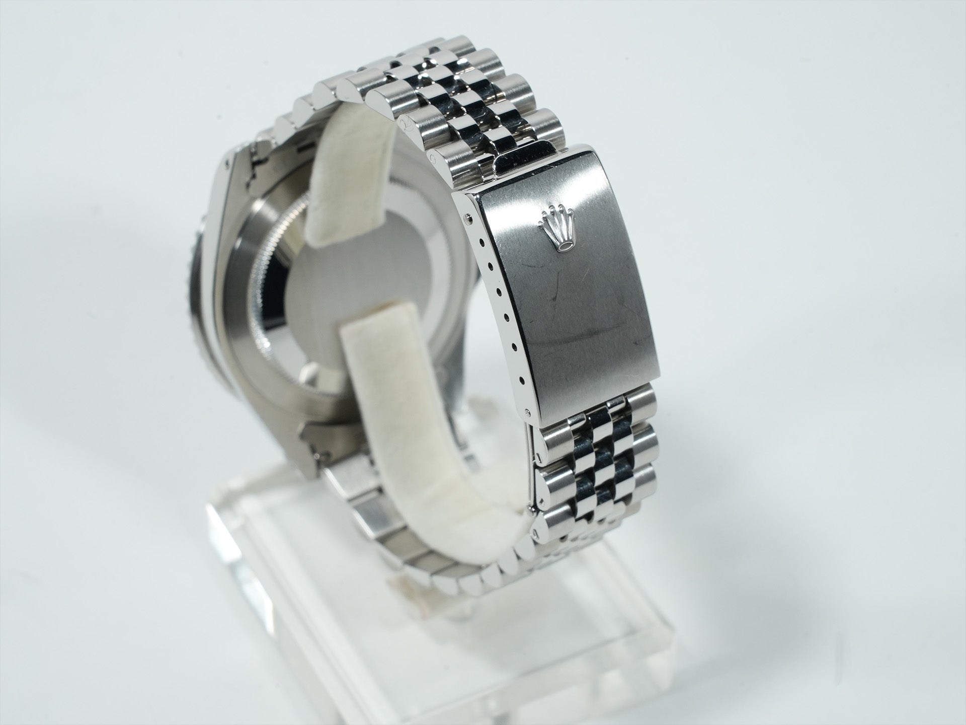 Pre-owned Rolex GMT-Master Ref. 16700 Stainless Steel Black Dial Oyster Bracelet (s7po6qcz)