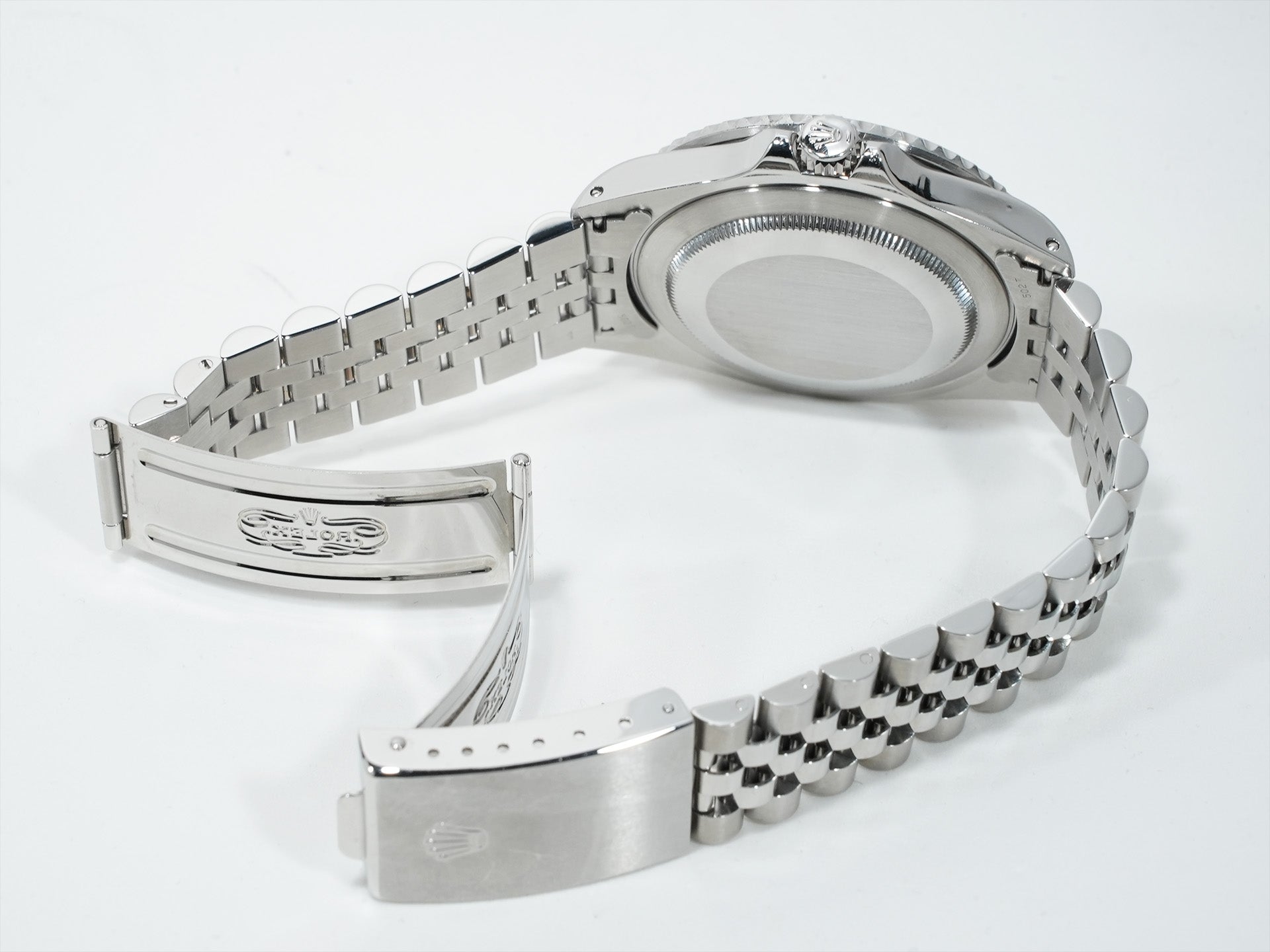 Pre-owned Rolex GMT-Master Ref. 16700 Stainless Steel Black Dial Oyster Bracelet (s7po6qcz)