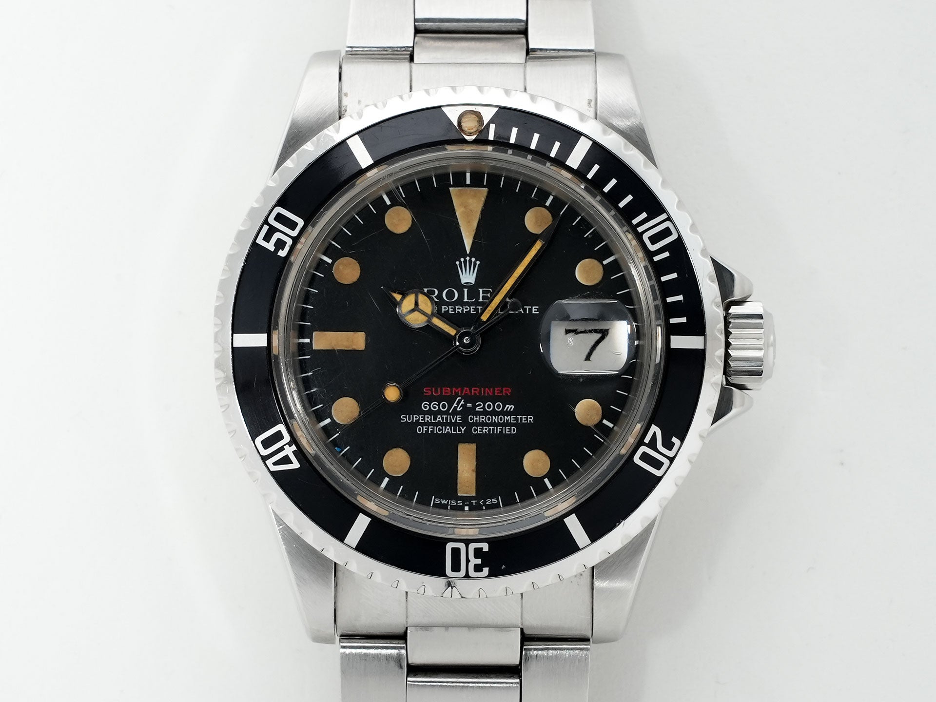 Pre-owned Rolex Submariner Date Ref. 1680 Stainless Steel Black Dial b4gtaz2e