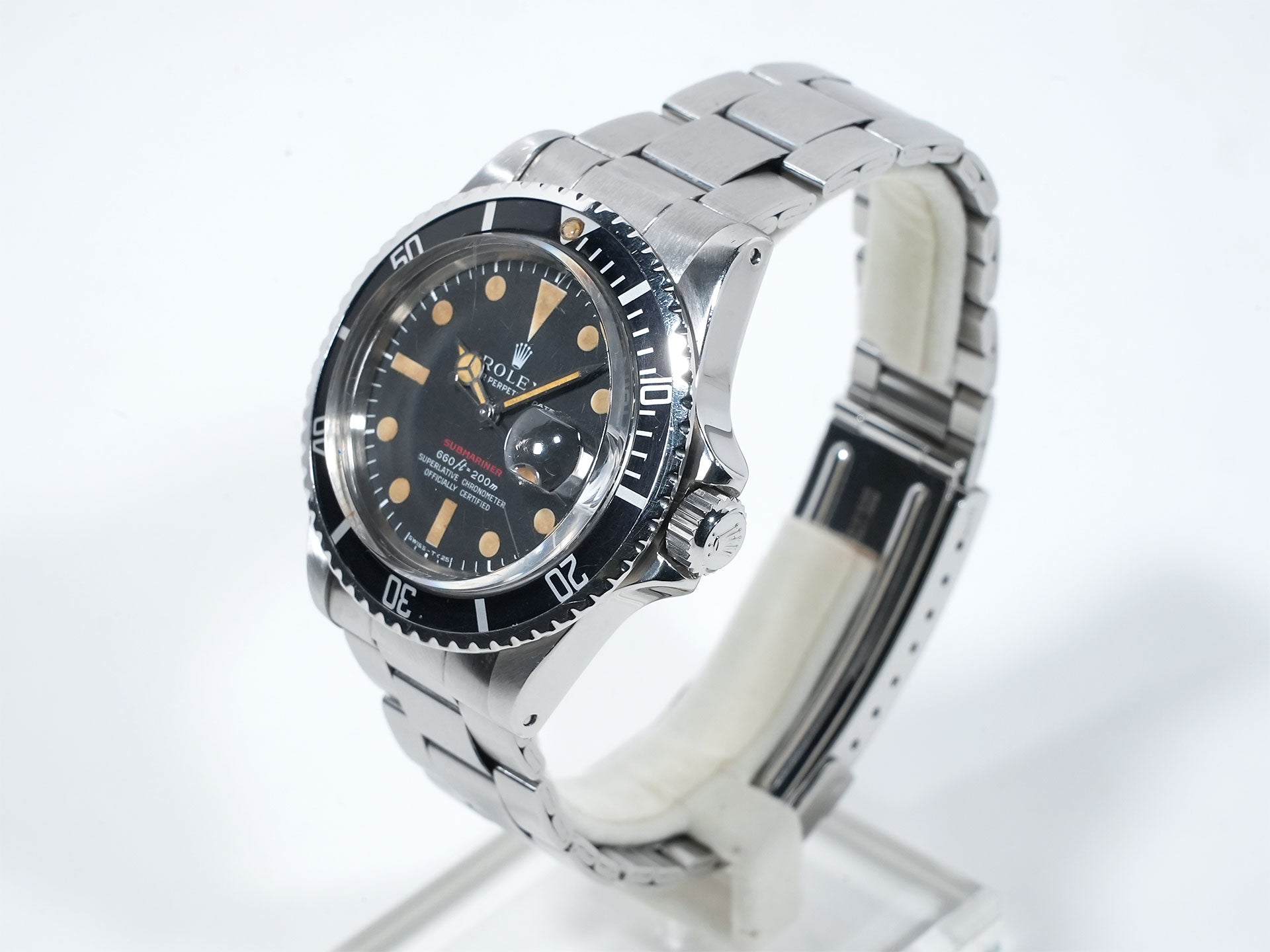 Pre-owned Rolex Submariner Date Ref. 1680 Stainless Steel Black Dial b4gtaz2e