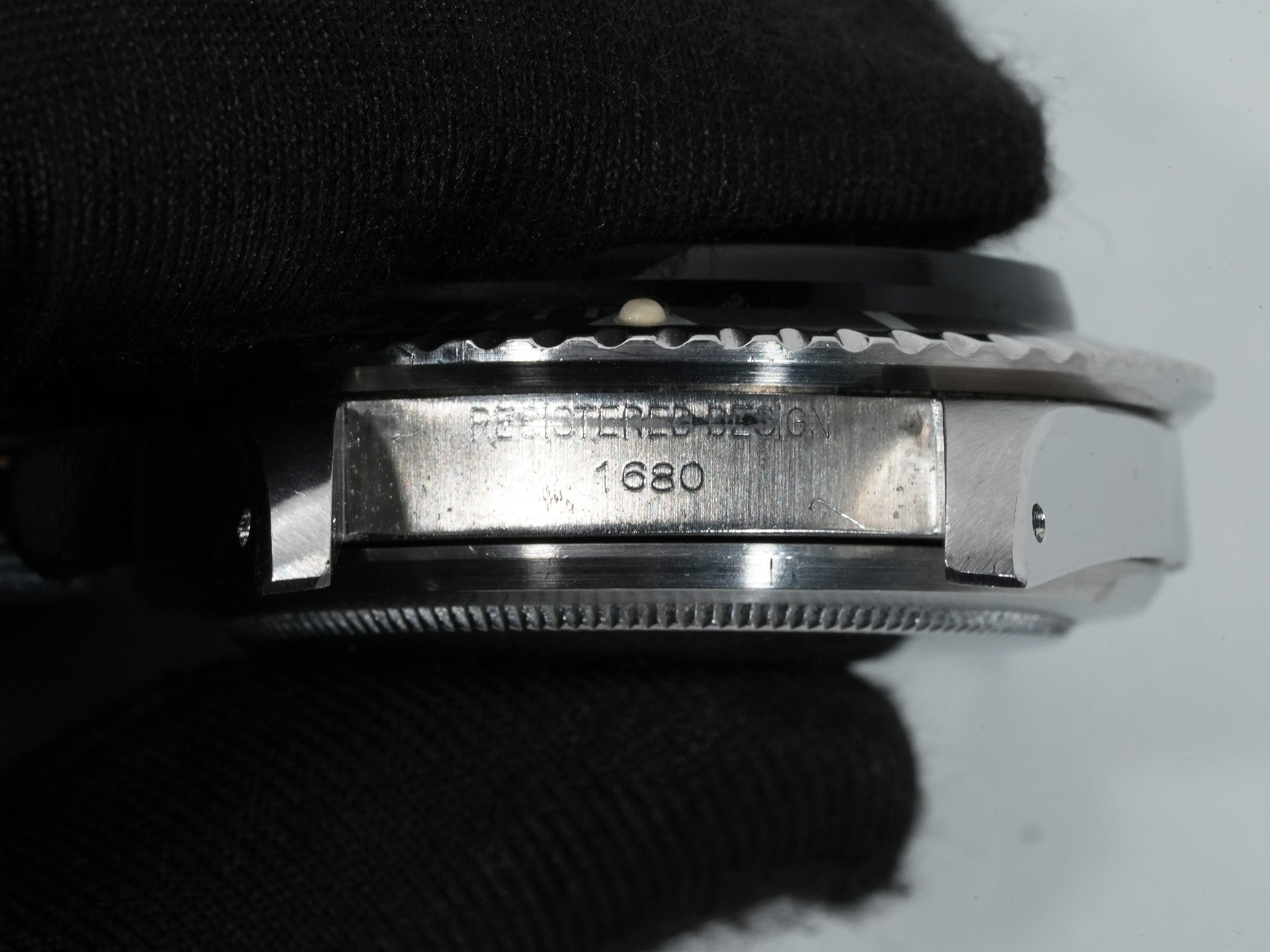 Pre-owned Rolex Submariner Date Ref. 1680 Stainless Steel Black Dial dfmp7f9e