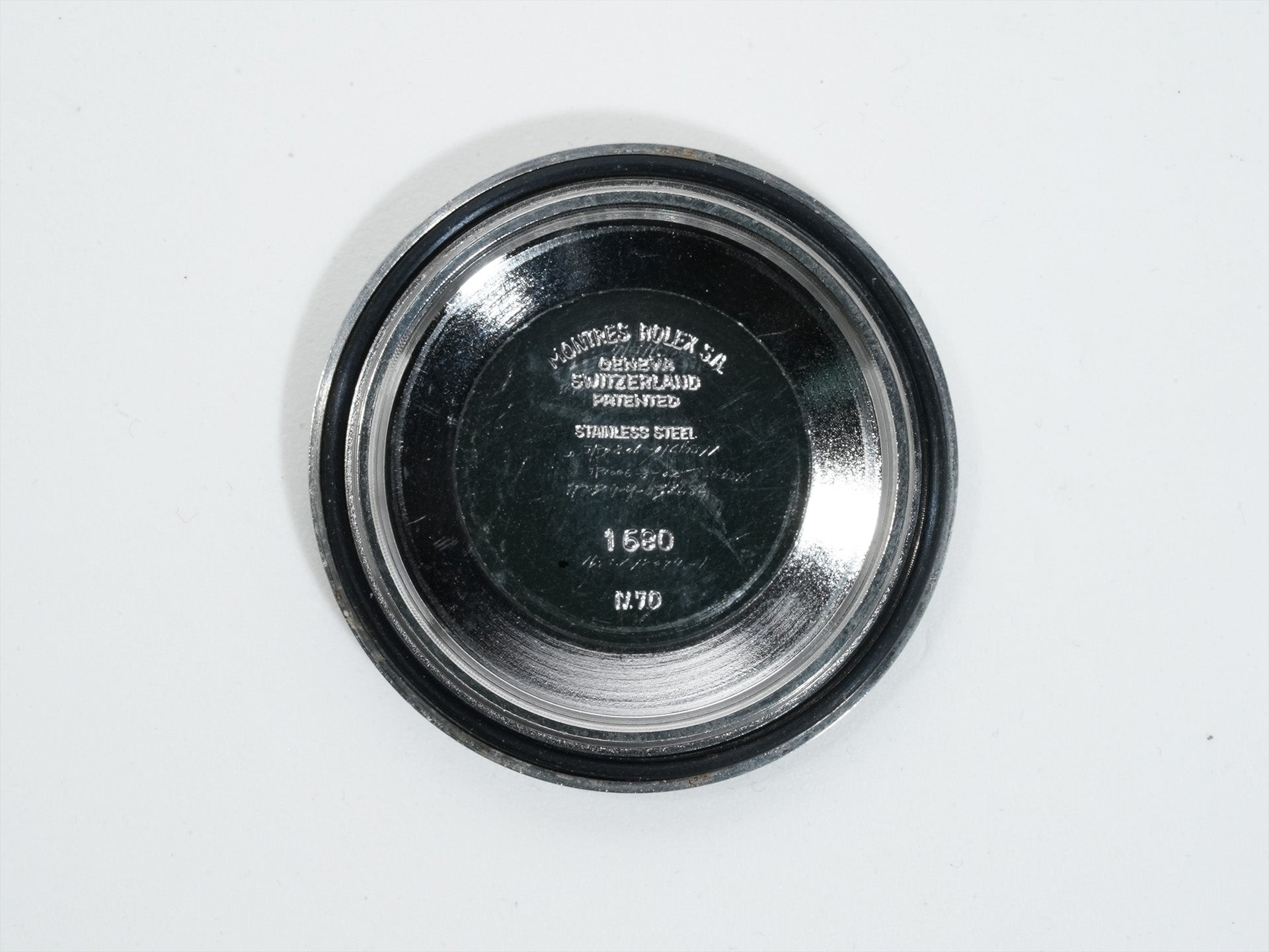 Pre-owned Rolex Submariner Date Ref. 1680 Stainless Steel Black Dial dfmp7f9e