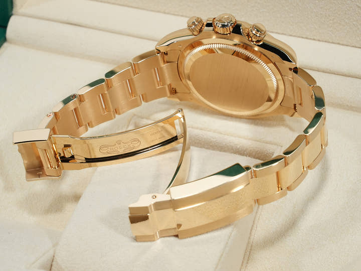 Rolex Daytona Ref. 126508 Yellow Gold Green Dial Unused cg2yvqgw