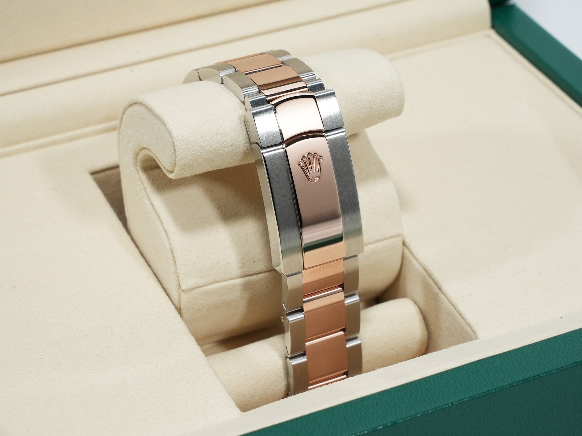 Rolex Datejust 41 Ref. 126301 Stainless Steel/Everose Gold Chocolate Dial Oyster Bracelet Unused qfc7gi4t