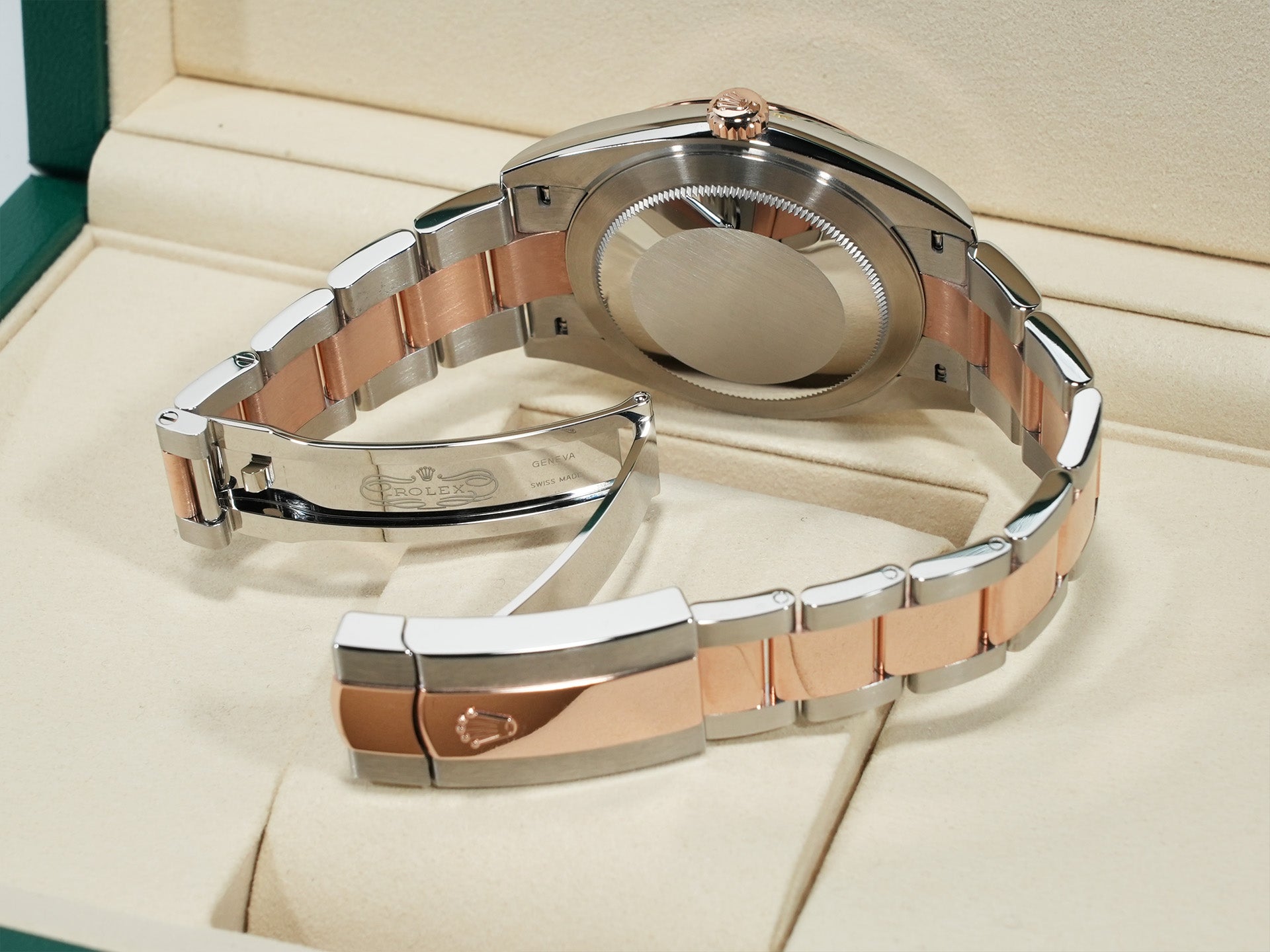 Rolex Datejust 41 Ref. 126301 Stainless Steel/Everose Gold Chocolate Dial Oyster Bracelet Unused qfc7gi4t