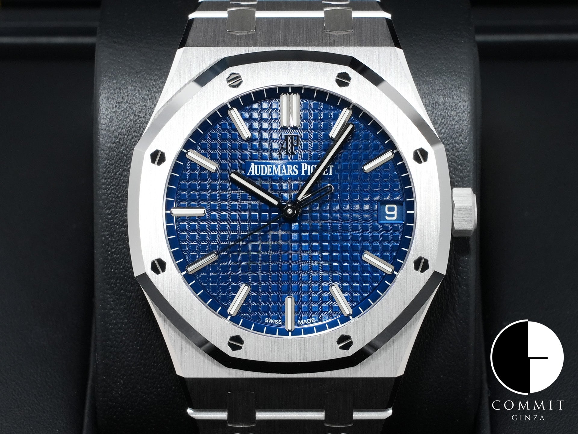 オーデマピゲ ロイヤルオーク Ref.15503BC.OO.1220BC.01 ホワイトゴールド ブルー文字盤 極美品 fuct2vx7