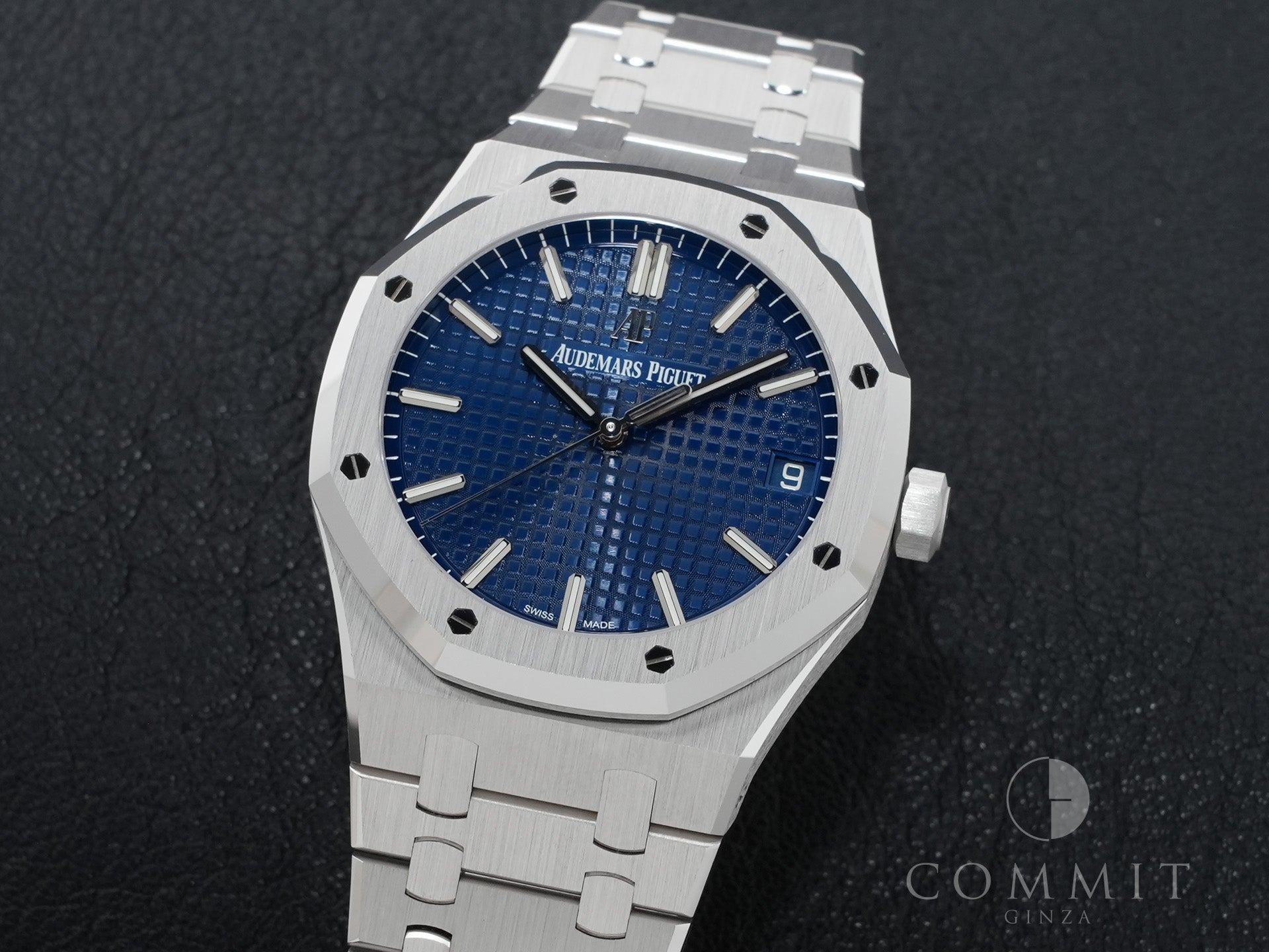 オーデマピゲ ロイヤルオーク Ref.15503BC.OO.1220BC.01 ホワイトゴールド ブルー文字盤 極美品 fuct2vx7